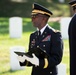 Military Funeral Honors with Funeral Escort are Conducted for U.S. Army Chaplain (1st Lt.) George Fox