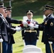 Military Funeral Honors with Funeral Escort are Conducted for U.S. Army Chaplain (1st Lt.) George Fox