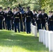 Military Funeral Honors with Funeral Escort are Conducted for U.S. Army Chaplain (1st Lt.) George Fox