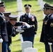 Military Funeral Honors with Funeral Escort are Conducted for U.S. Army Chaplain (1st Lt.) George Fox