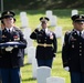 Military Funeral Honors with Funeral Escort are Conducted for U.S. Army Chaplain (1st Lt.) George Fox