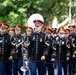 Military Funeral Honors with Funeral Escort are Conducted for U.S. Army Chaplain (1st Lt.) George Fox