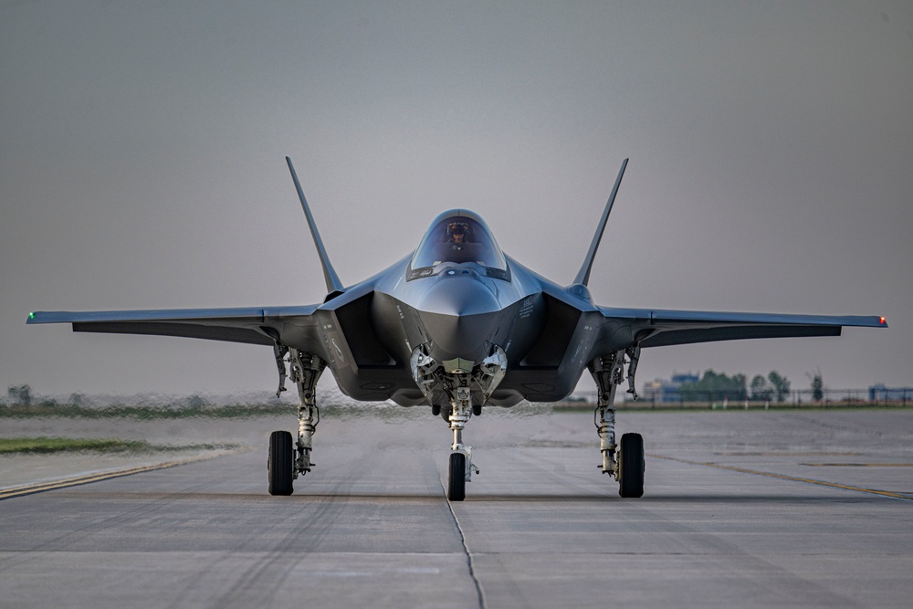 F-35A Demo Team at McConnell AFB