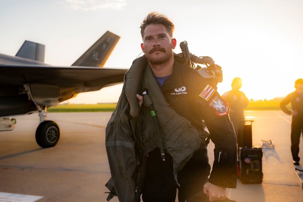 F-35A Demo Team at McConnell AFB