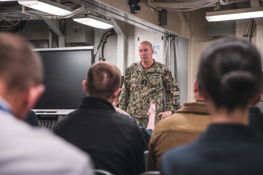 George Washington welcomes Naval Nuclear Propulsion Program director