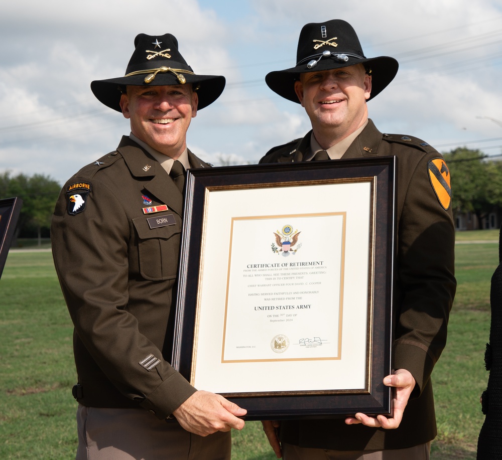 1st Cavalry Division Retirement Ceremony