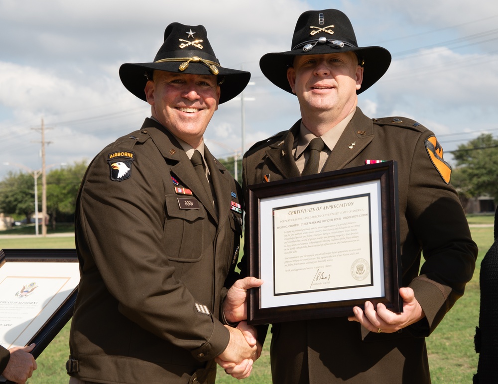 1st Cavalry Division Retirement Ceremony