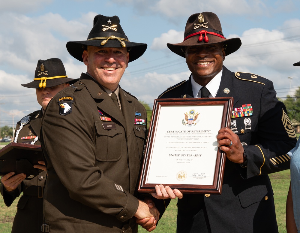 1st Cavalry Division Retirement Ceremony