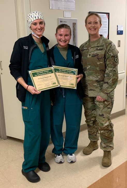 Walter Reed nursing team recognizes members with the DAISY Award for extraordinary, lifesaving care