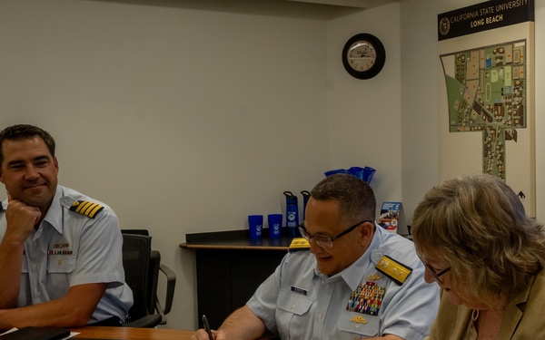 Coast Guard, California State University Long Beach Sign Memorandum of Agreement