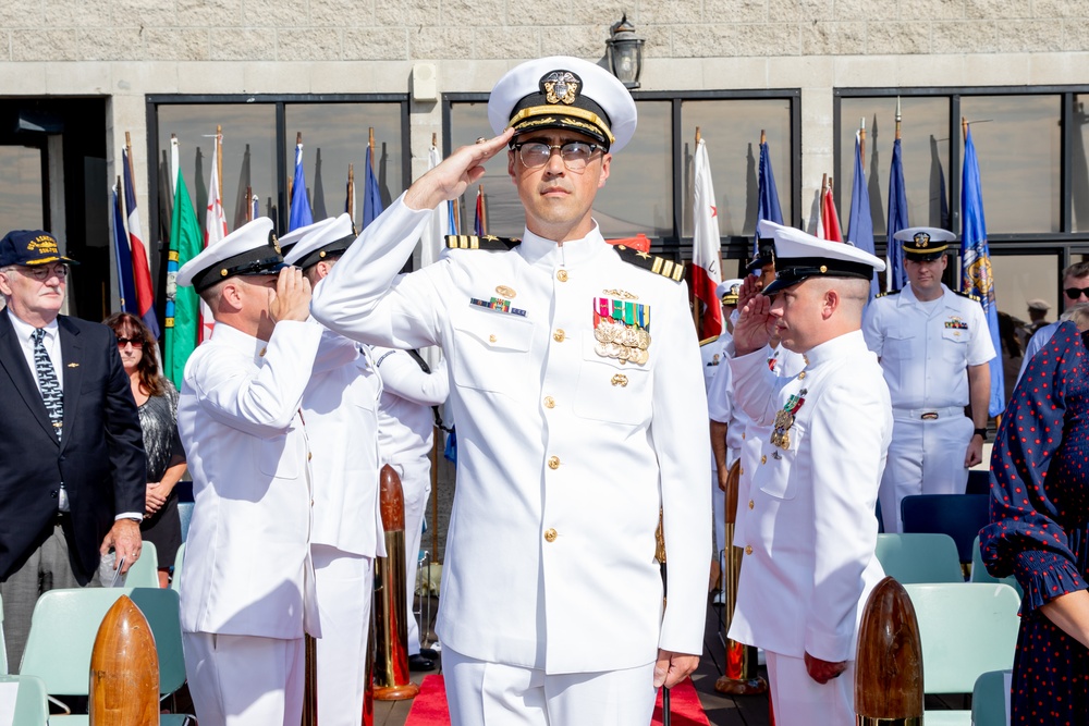 USS Asheville Holds a Change of Command