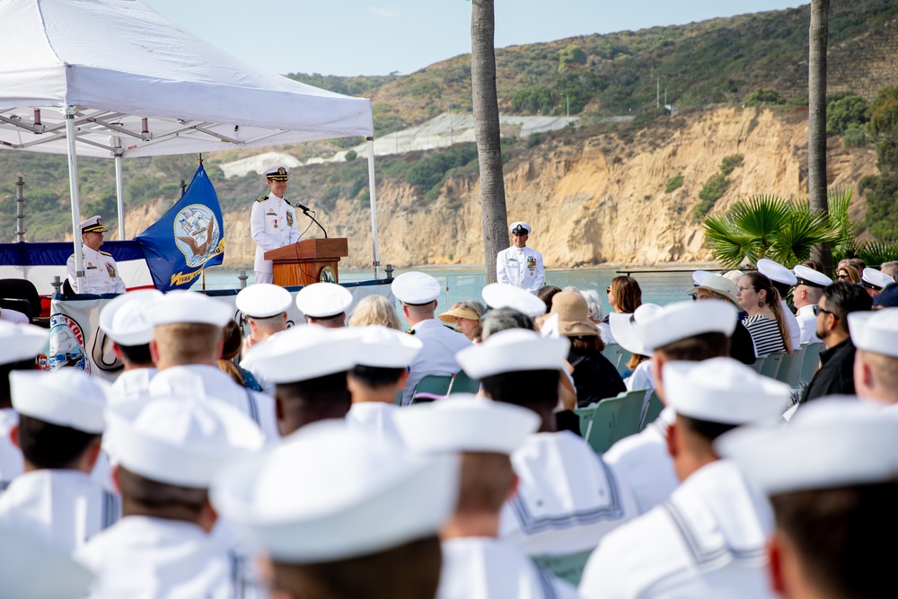 USS Asheville Holds a Change of Command