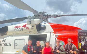 Coast Guard, partner agency rescue 2 boaters 18 miles off Pass-a-Grille Beach