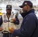 USS Ronald Reagan (CVN 76) Sailors conduct routine maintenance