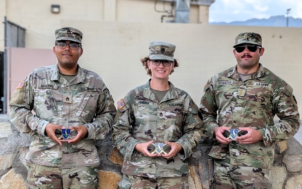 TF Independence soldiers receive coins for excellence