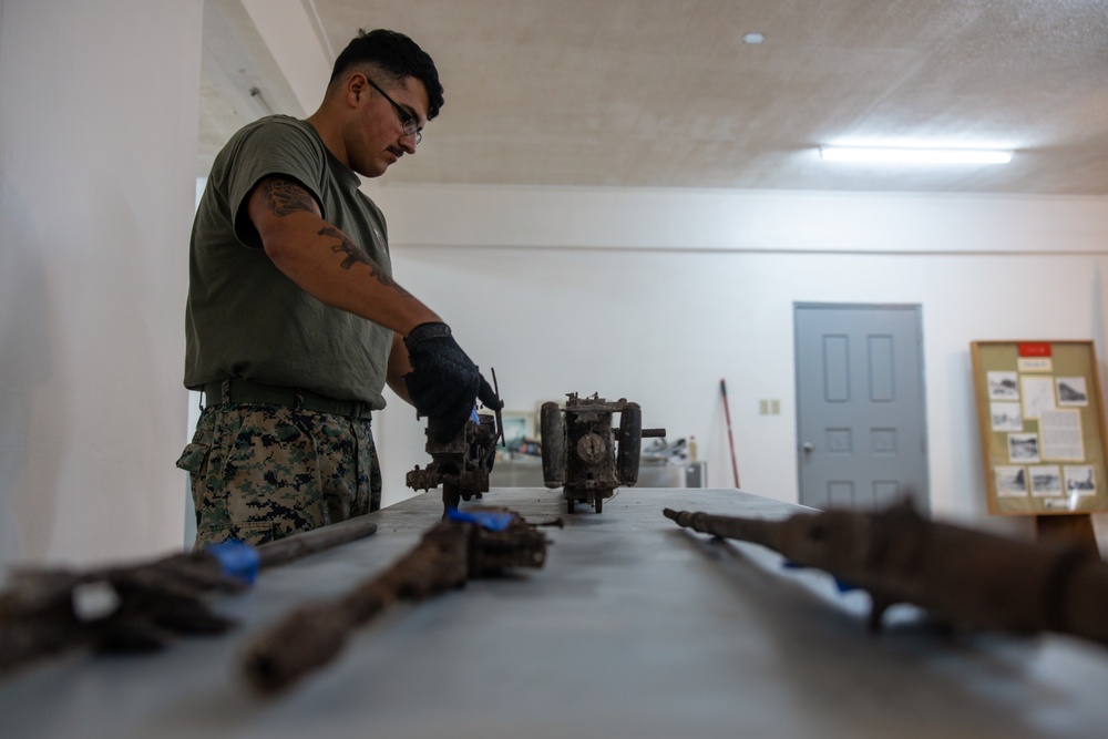 Koa Moana 24: Peleliu Civic Center Project Artifact Handling