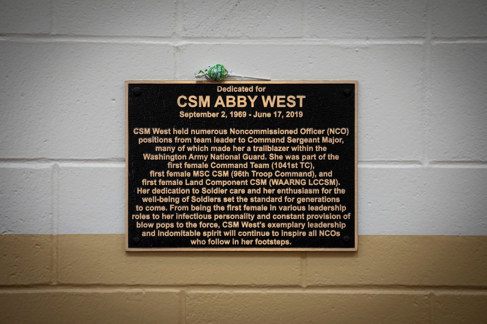 CSM Abby West Assembly Hall dedication