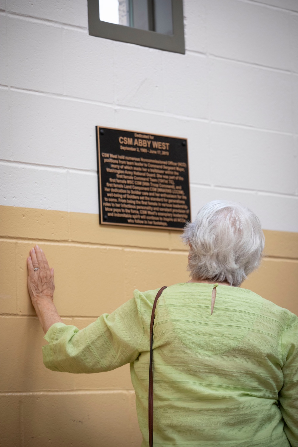 CSM Abby West Assembly Hall dedication