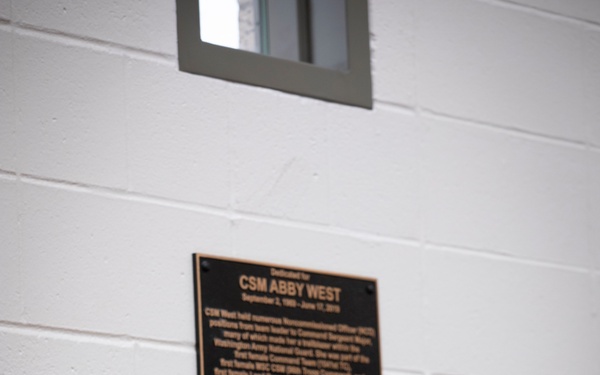 CSM Abby West Assembly Hall dedication