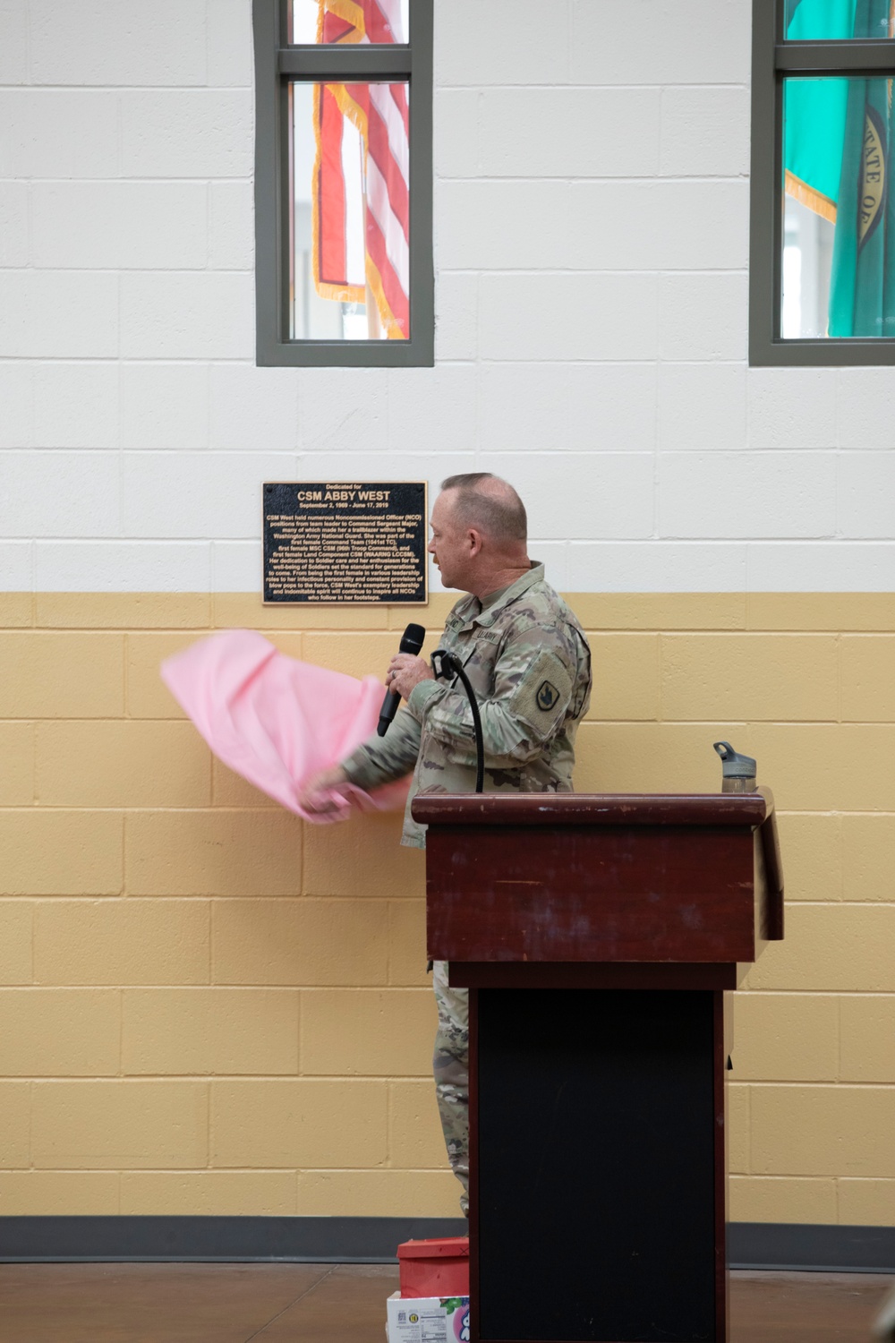 CSM Abby West Assembly Hall dedication