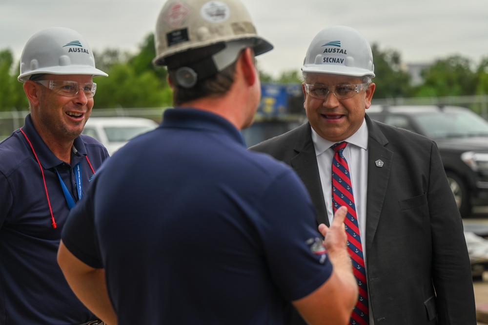 SECNAV Visits Austal USA