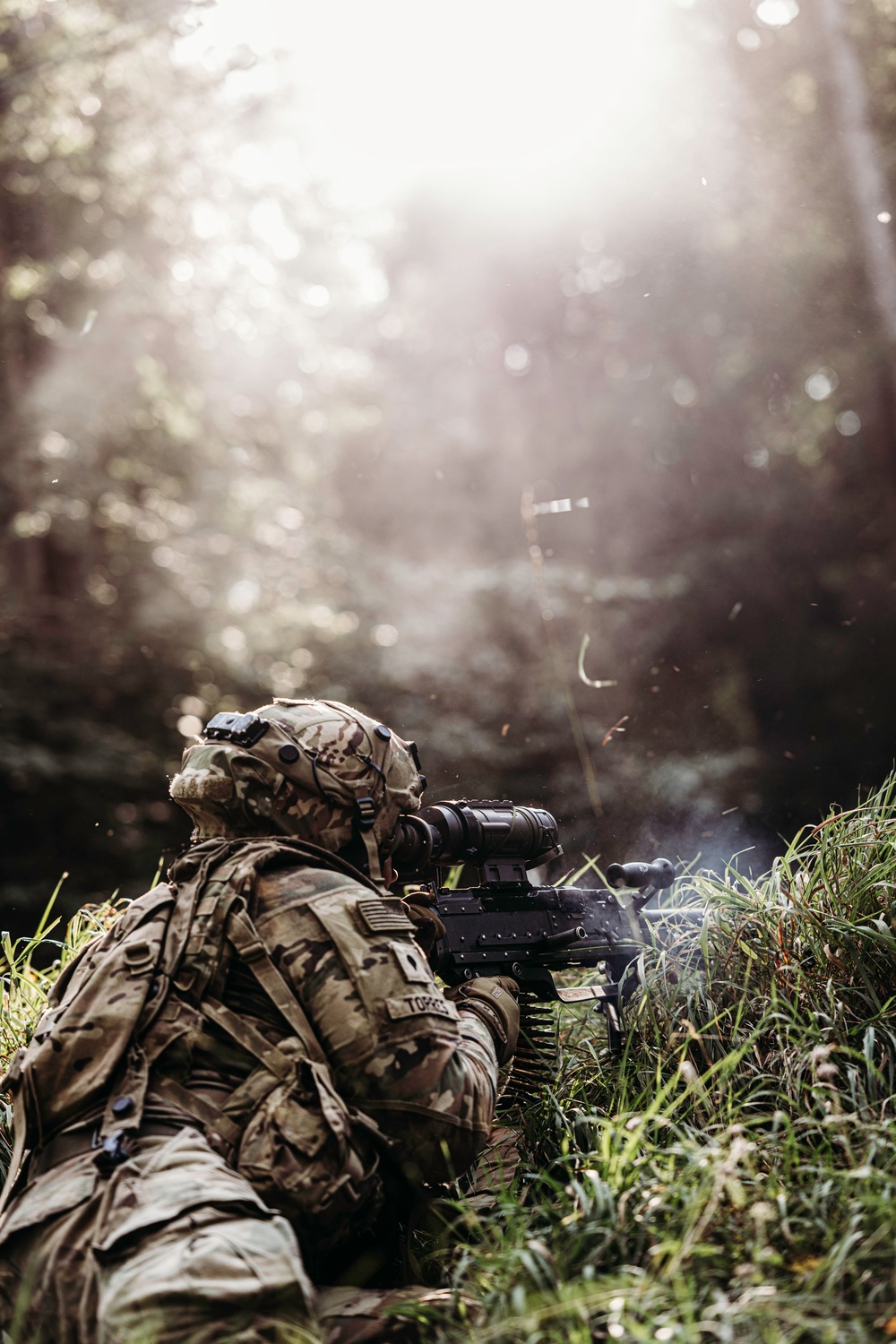 Soldiers Hold Their Ground During Saber Junction Exercise