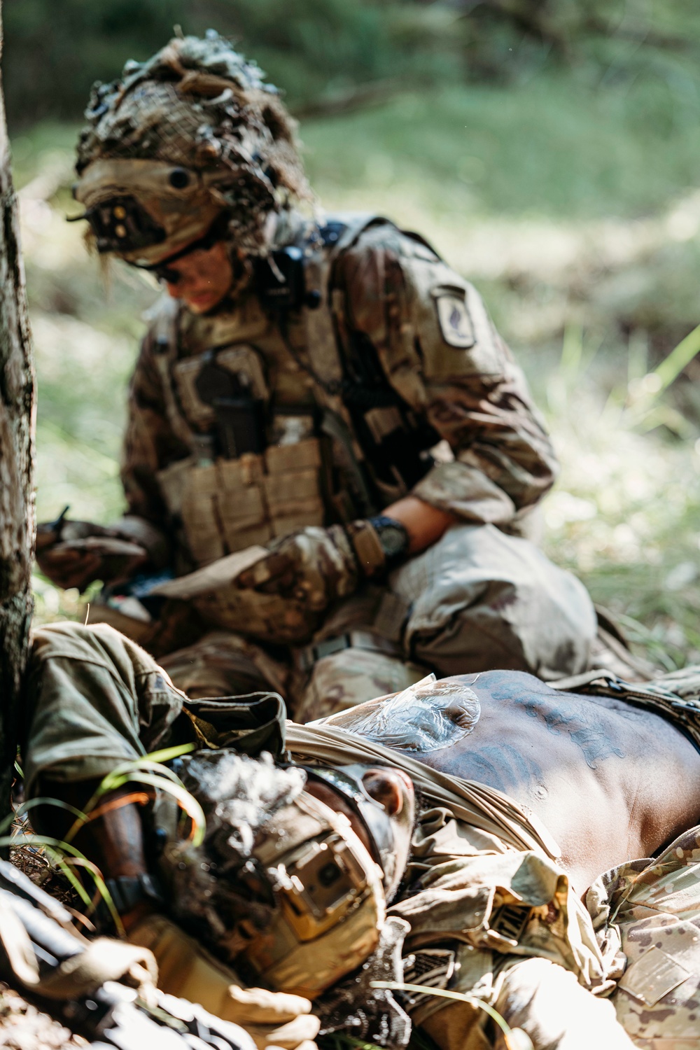 Soldiers Hold Their Ground During Saber Junction Exercise