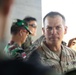 U.S. Army Brig. Gen. Kevin Williams, deputy commanding general of the 25th Infantry Division, observes the live fire training exercise with foreign military leaders during Super Garuda Shield