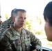 U.S. Army Brig. Gen. Kevin Williams, deputy commanding general of the 25th Infantry Division, observes the live fire training exercise with foreign military leaders during Super Garuda Shield