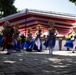 Children from Palangan, Indonesia perform their dance routine in celebration of their newly refurbished school during Super Garuda Shield, Sept. 5, 2024.