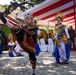 Children from Palangan, Indonesia perform their dance routine in celebration of their newly refurbished school during Super Garuda Shield, Sept. 5, 2024