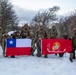Chilean Marines teach cold-weather shelter building to U.S. Marines during UNITAS LXV