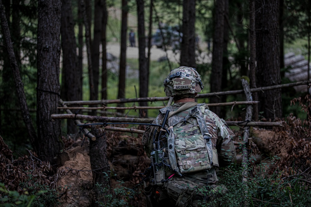 U.S. Soldiers train at Saber Junction