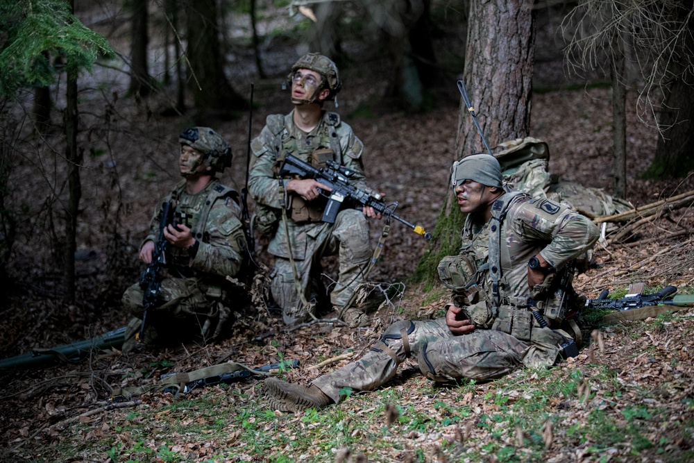 U.S. Soldiers train at Saber Junction