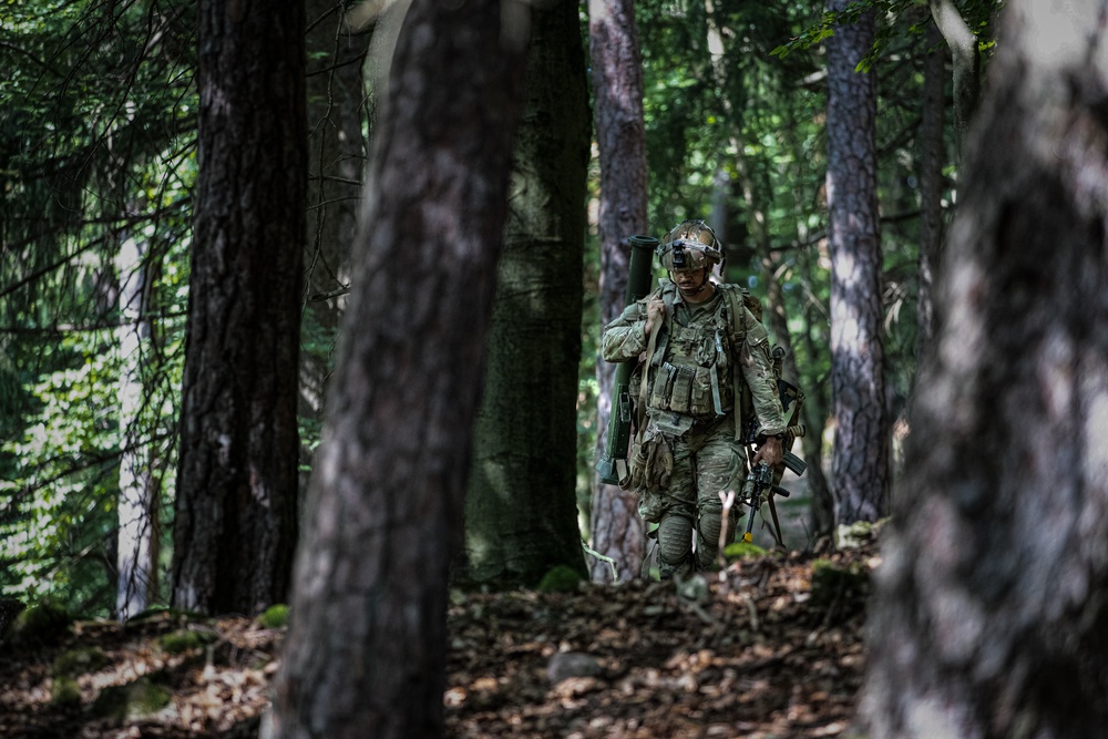 U.S. Soldiers train at Saber Junction