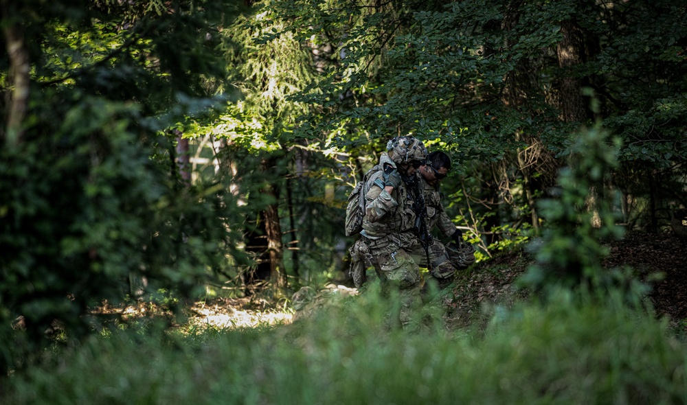 U.S. Soldiers train at Saber Junction