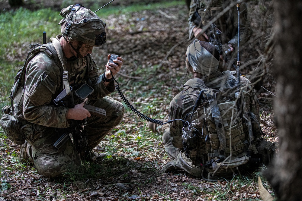 U.S. Soldiers train at Saber Junction