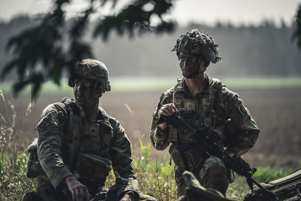 Mass Tactical Airborne Operation During Saber Junction 24