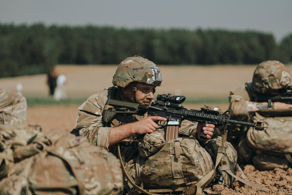 Mass Tactical Airborne Operation During Saber Junction 24