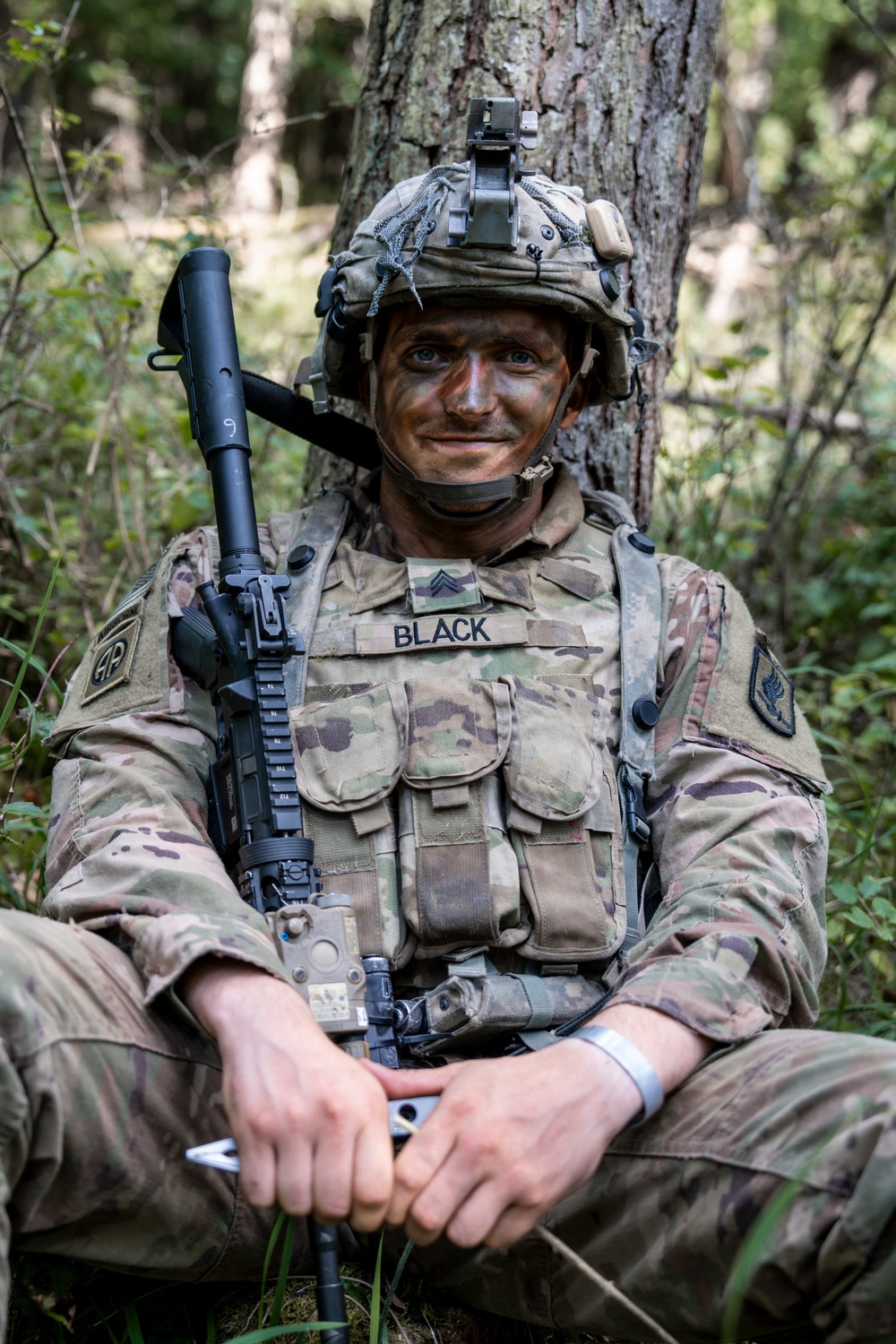 Sky Soldier Smiles For A Photo During Saber Junction 24