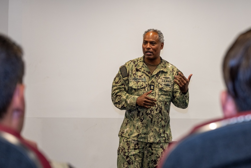 USS Cole Survivor Teaches Warrior Toughness to CLDJ