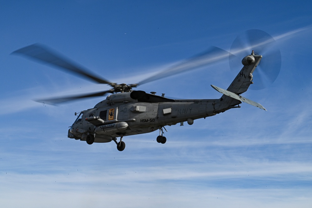 Flight Ops Aboard USS St. Louis