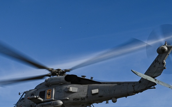 Flight Ops Aboard USS St. Louis
