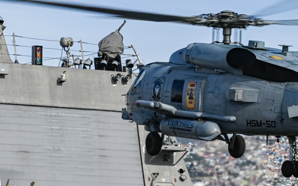 Flight Ops Aboard USS St. Louis