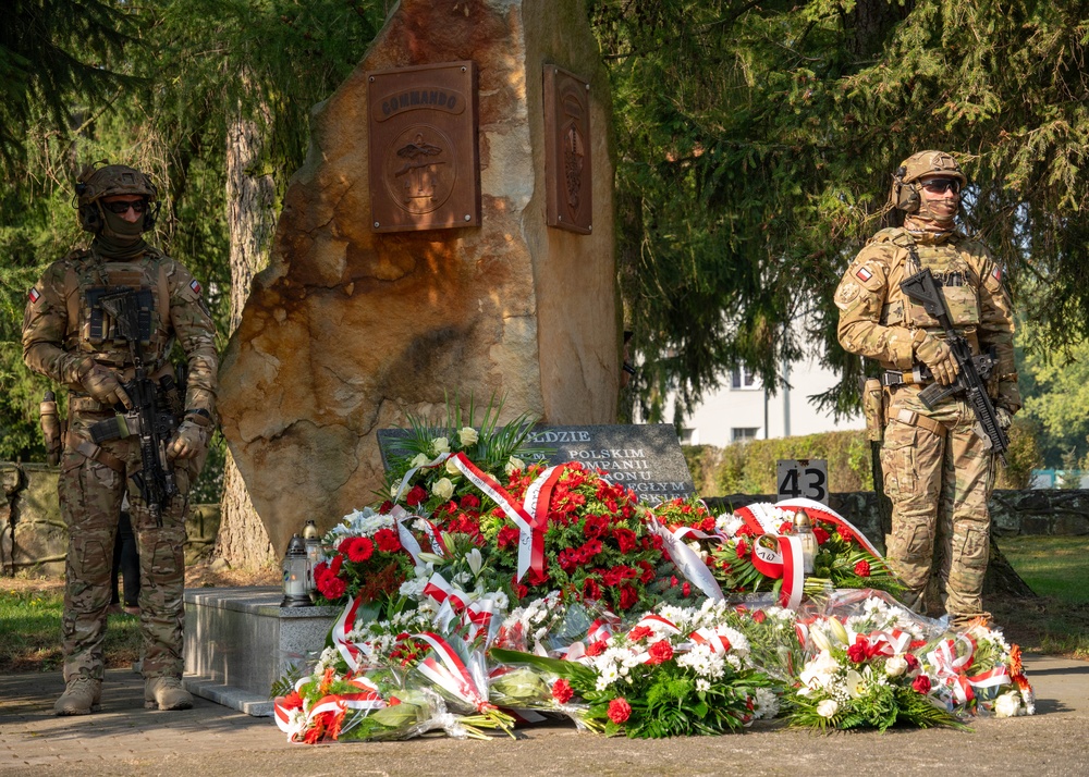 1st Cavalry Division Attends Polish Special Forces Memorial Event