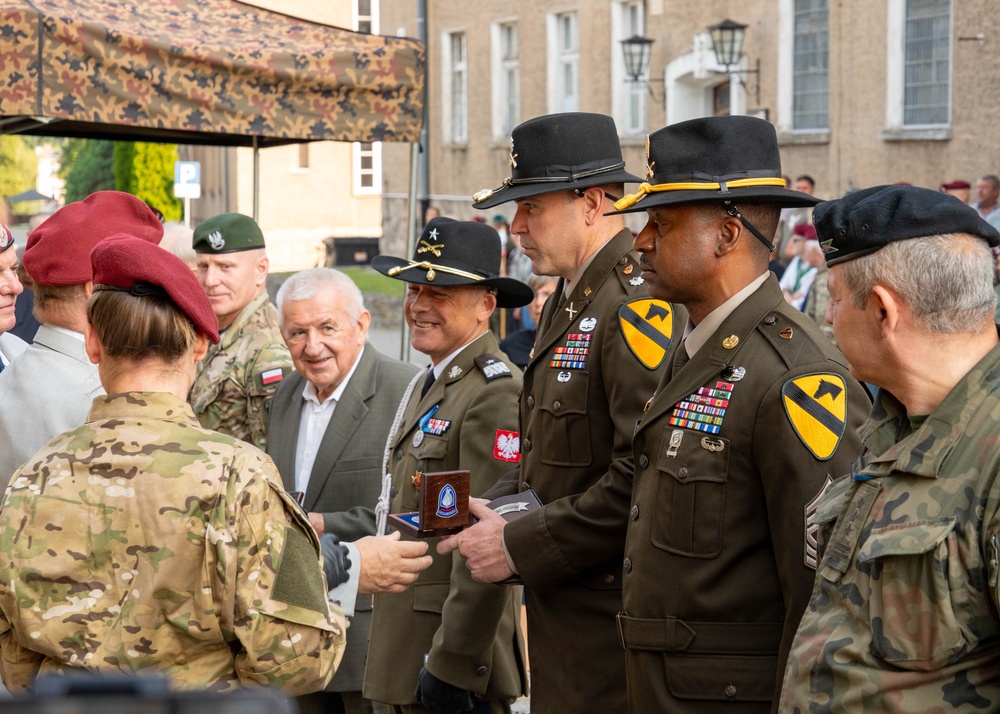 1st Cavalry Division Attends Polish Special Forces Memorial Event