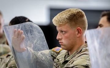 235th Military Police Company Conducts Riot Control Training