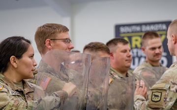 235th Military Police Company Conducts Riot Control Training