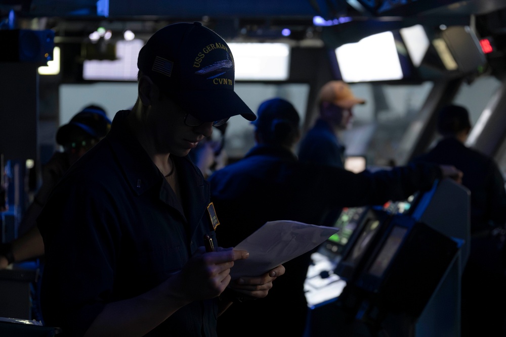 USS Gerald R. Ford (CVN 78) Sea and Anchor Detail
