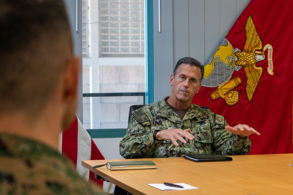 MRF-D 24.3: USINDOPACOM Fleet Master Chief David Isom visits Marines, Sailors in Darwin